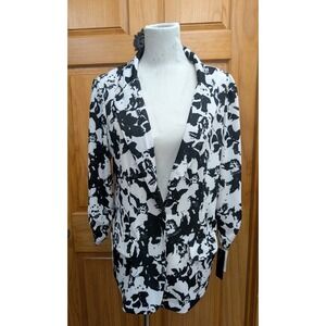 Courtney Women's 1X Jacket Blazer Button-Down Front NEW Business Church